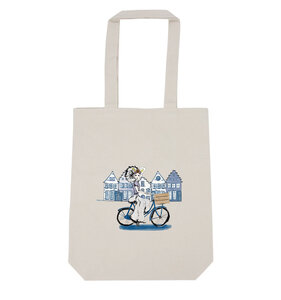 Tote bag Zeeuwse Meisje in Delftsblauw