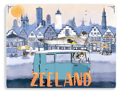 Placemat Zeeland Stad souvenir