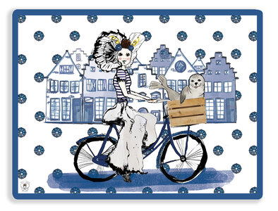 Placemat Zeeland Delfts Blauw